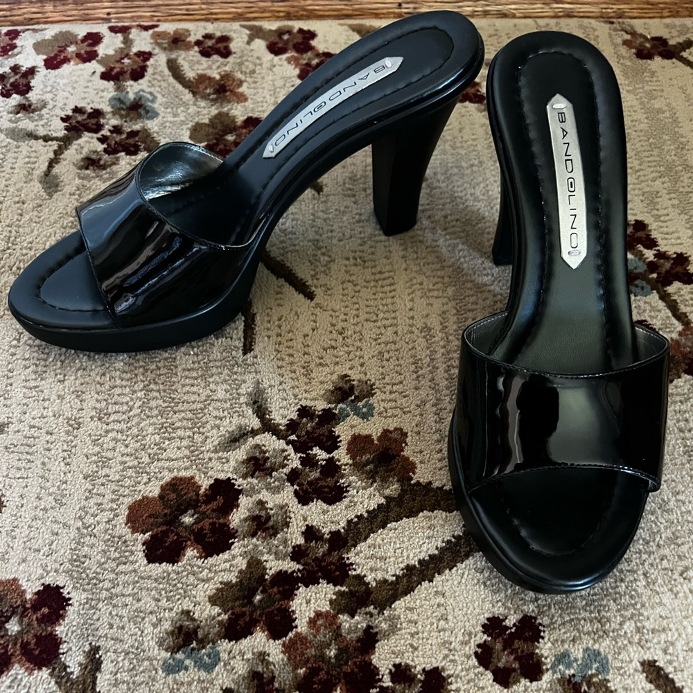 Bandolino Patent Leather Sandals